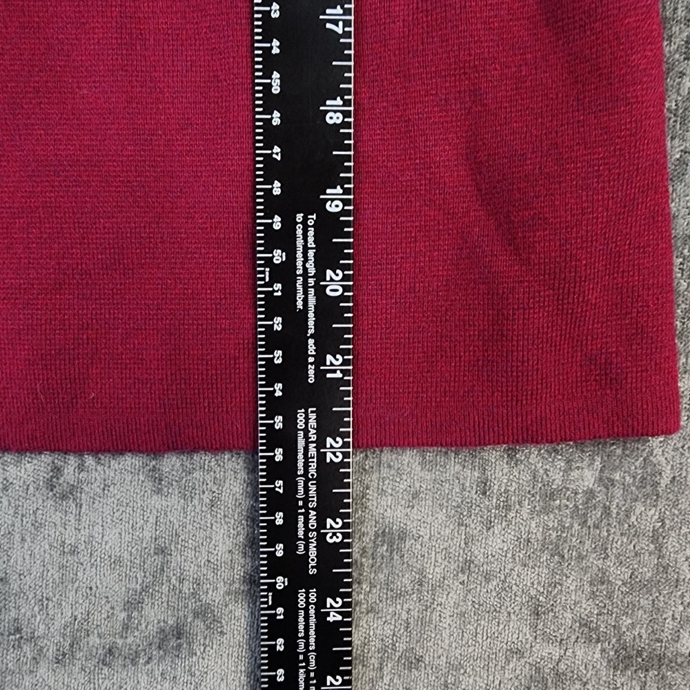 NWT NBD Sweater Top Knit Women Small Burgundy Open Back Bow Tie Mock Neck - Picture 4 of 8